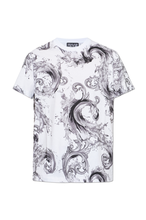 T-shirt with 'barocco' pattern od Versace Jeans Couture