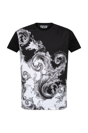 T-shirt with "barocco" print od Versace Jeans Couture
