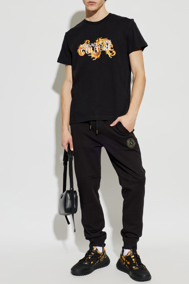 Versace Jeans Couture T-shirt z nadrukiem