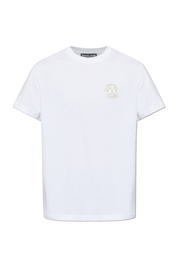 T-shirt with logo patch od Versace Jeans Couture