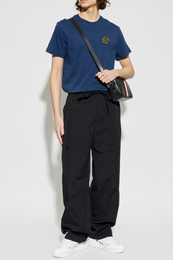 Versace Jeans Couture T-shirt with logo patch