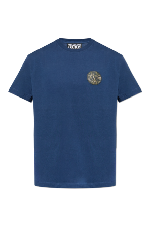 T-shirt with logo patch