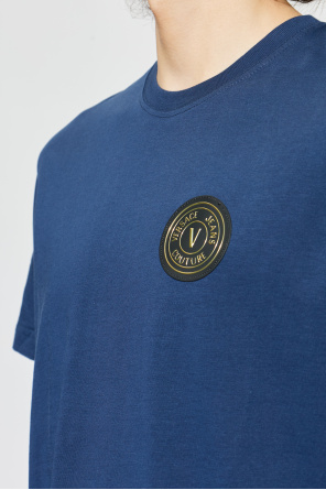 Versace Jeans Couture T-shirt with logo patch