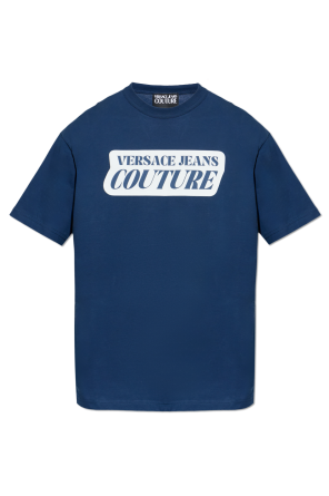 T-shirt with a printed logo