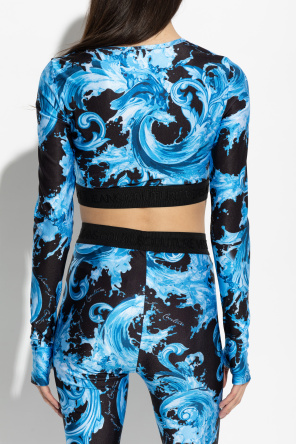 Versace Jeans Couture Short top with long sleeves