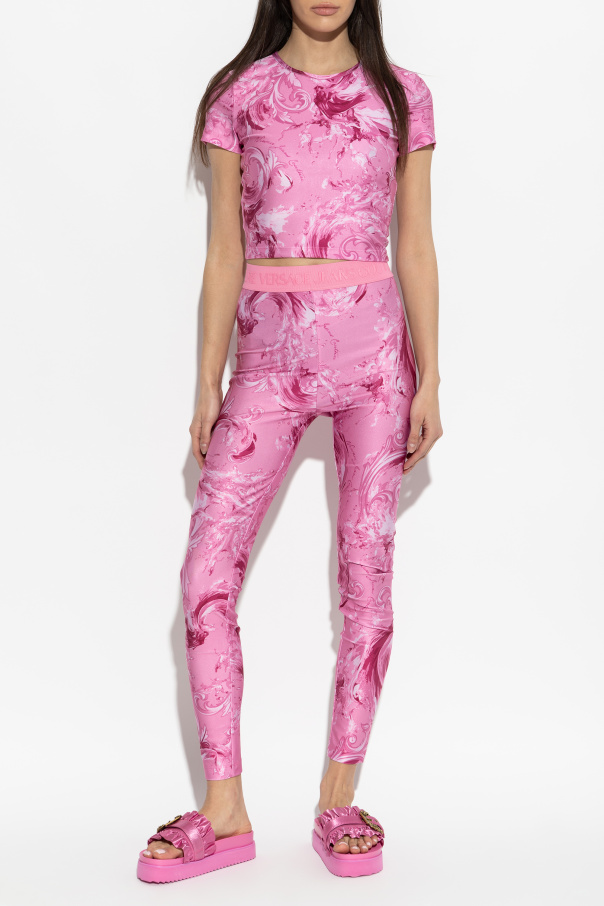 Versace Jeans Couture Top o dopasowanym kroju