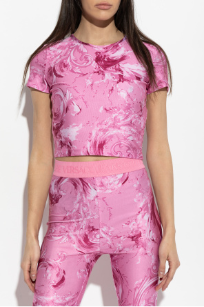 Versace Jeans Couture Top o dopasowanym kroju