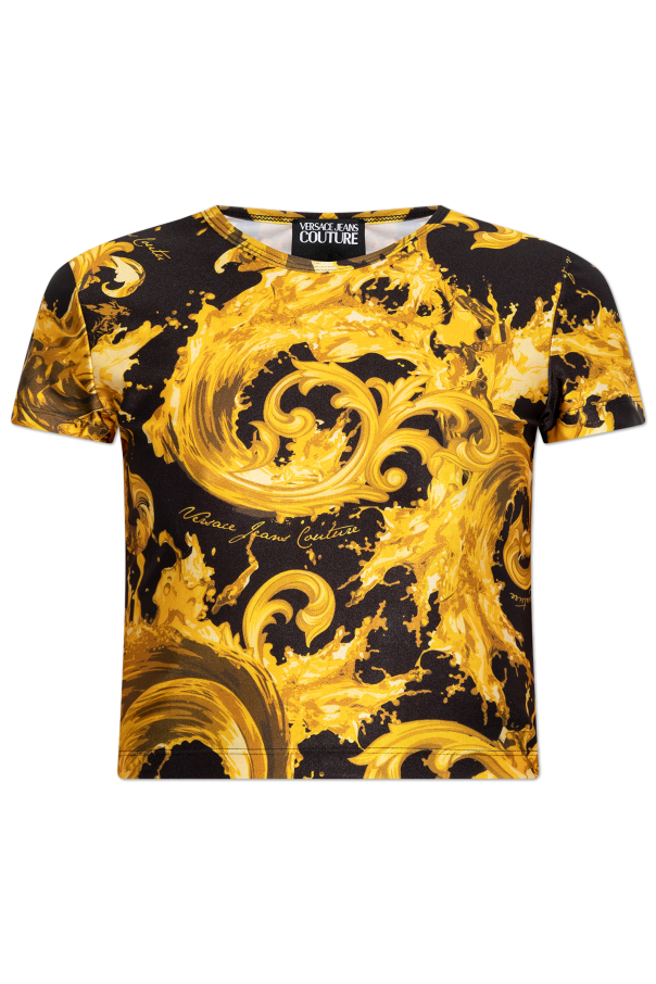 Top with 'barocco' pattern od Versace Jeans Couture