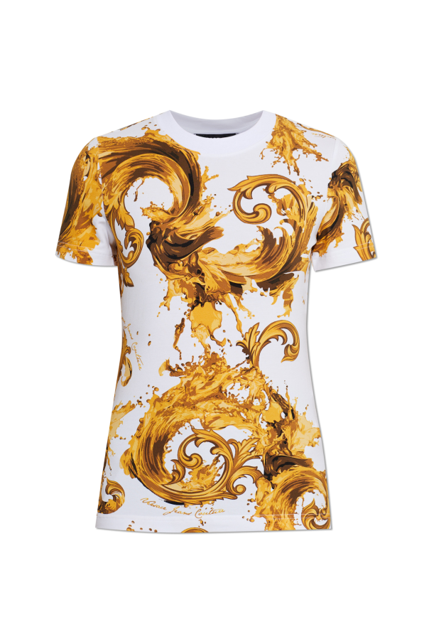 T-shirt with 'barocco' pattern od Versace Jeans Couture