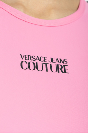 Versace Jeans Couture Top de corte ajustado