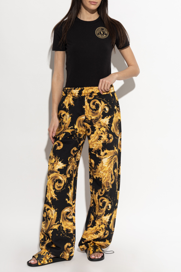 Versace Jeans Couture Camiseta con logo estampado