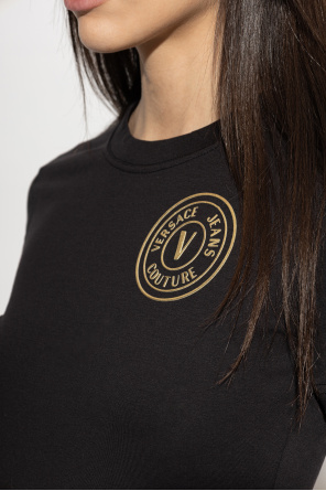 Versace Jeans Couture Camiseta con logo estampado
