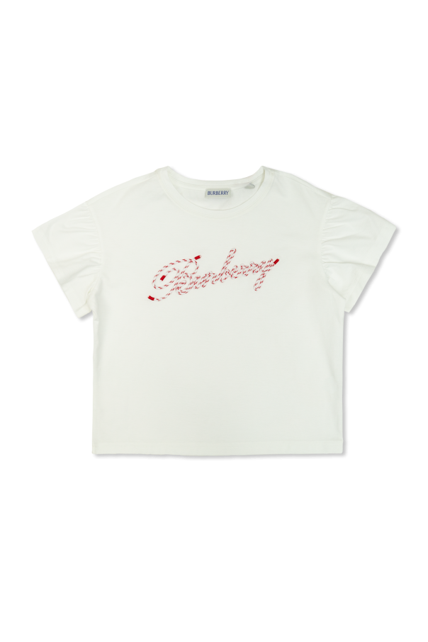 T-shirt with logo, zdjęcie 1 T-shirt with logo od Burberry Kids