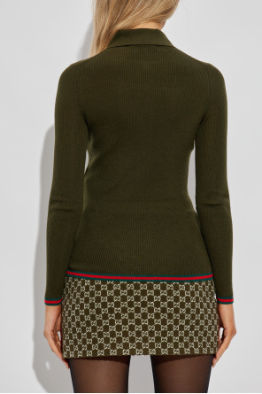 Gucci Polo de canalé