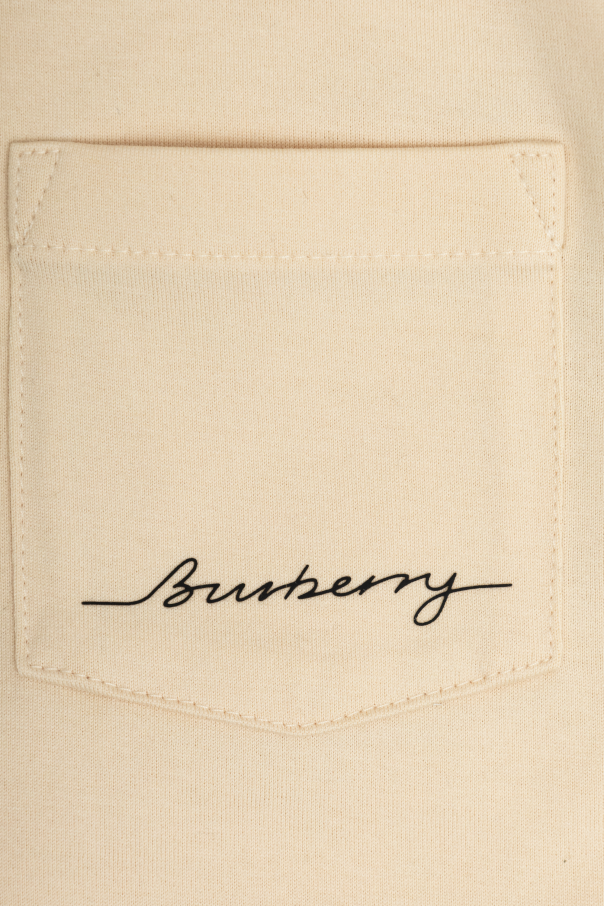 Burberry Kids T-shirt z kieszenią