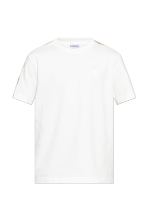 T-shirt with embroidered logo