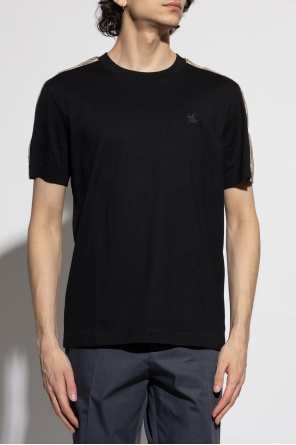 Burberry T-shirt z wyszytym logo