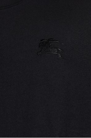 Burberry T-shirt z wyszytym logo