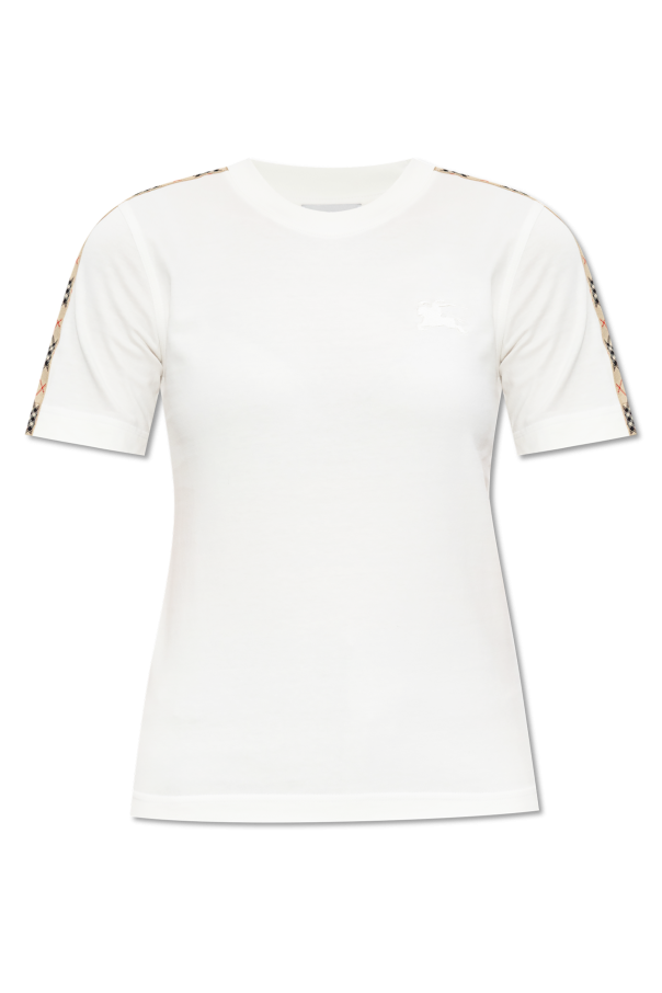 T-shirt with embroidered logo, zdjęcie 1 T-shirt with embroidered logo od Burberry