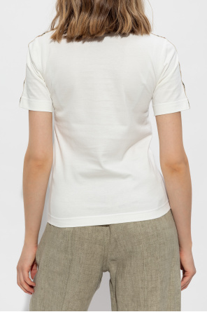 Burberry T-Shirt mit gesticktem Logo
