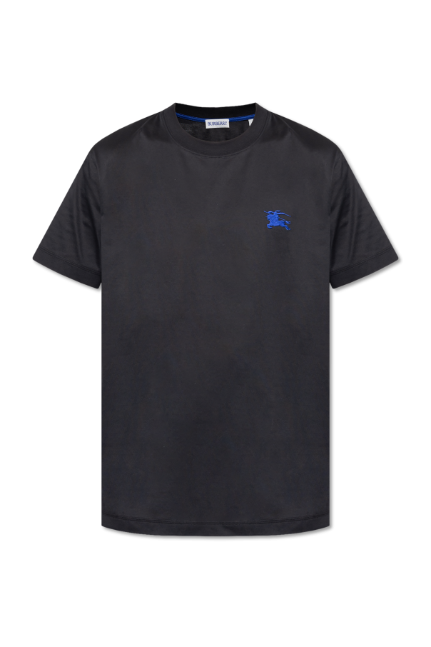 T-shirt with embroidered logo od Burberry