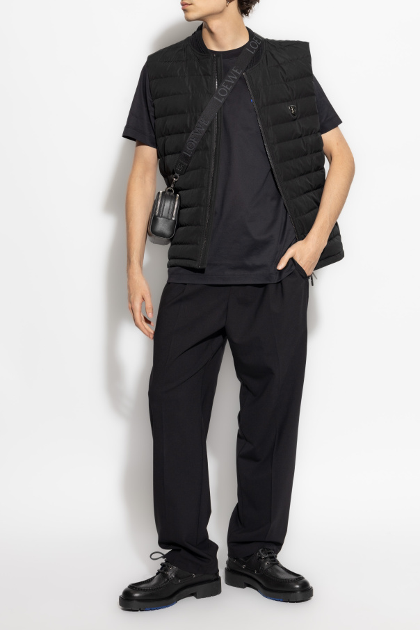 Burberry Camiseta con logo bordado