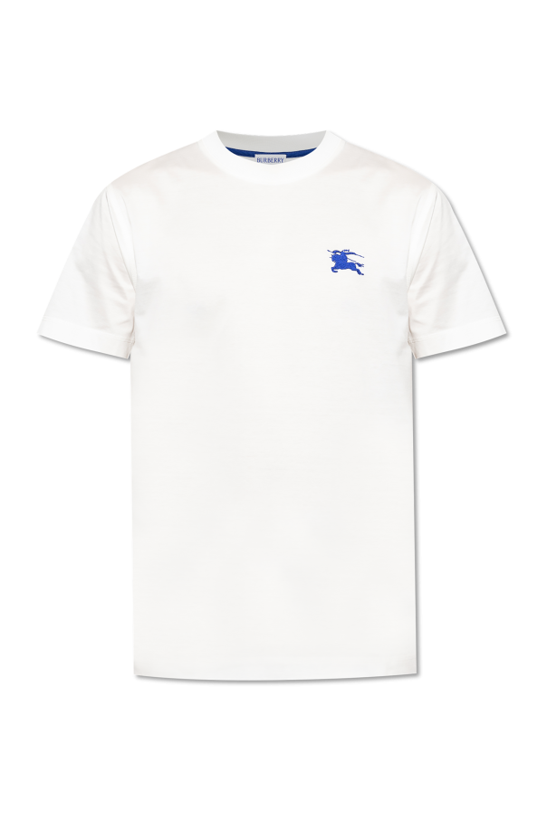 T-shirt with embroidered logo od Burberry