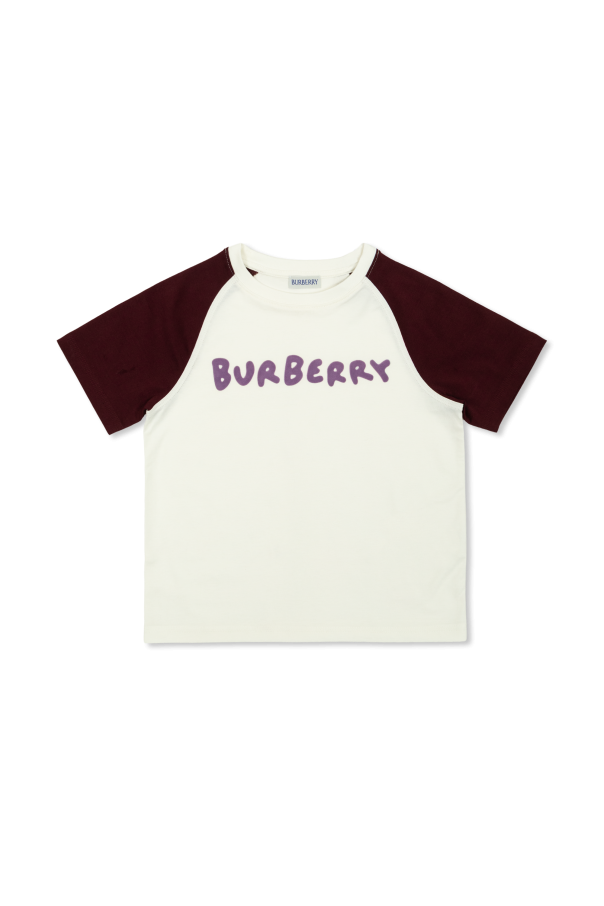 T-shirt with logo od Burberry Kids