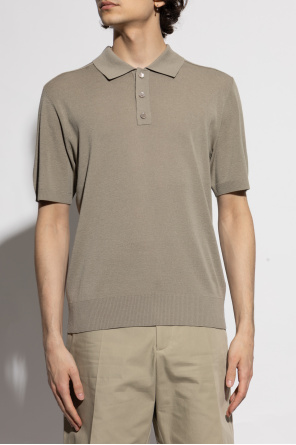 Burberry Polohemd mit gesticktem Logo auf der Rückseite