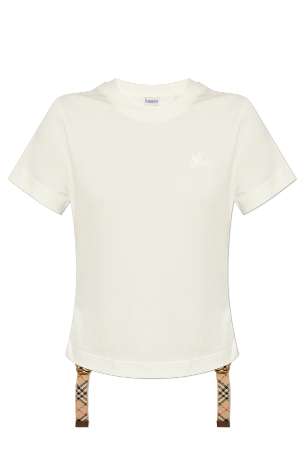 T-shirt with side drawstring od Burberry