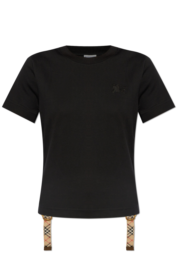 T-shirt with side drawstrings od Burberry