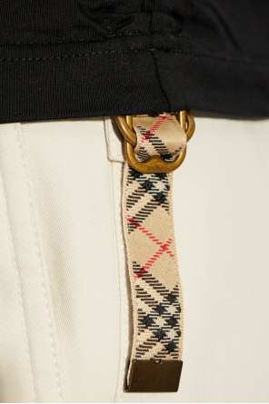 Burberry T-shirt with side drawstrings