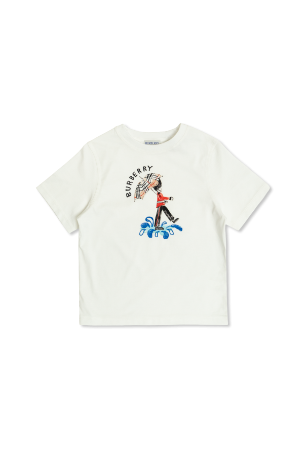T-shirt with colorful print od Burberry Kids