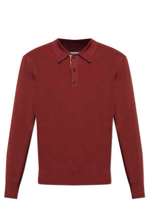 Polo de lana de manga larga