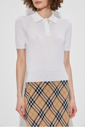 Burberry Wełniane polo