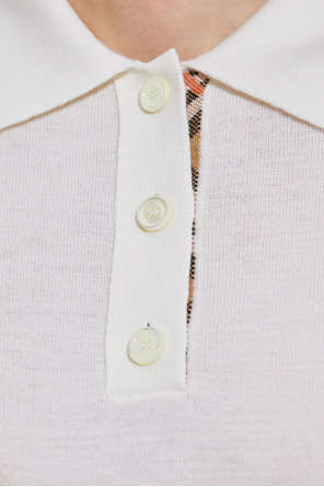 Burberry Wełniane polo