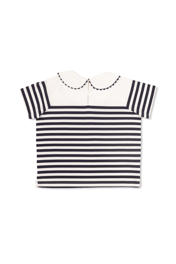 Burberry Kids Top with a striped pattern
