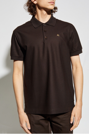 Burberry Polo mit Logo-Applikation