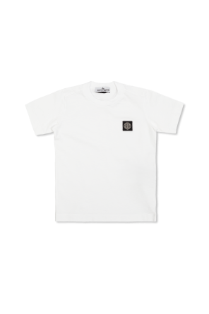 T-shirt with logo patch