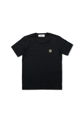 T-shirt with logo patch