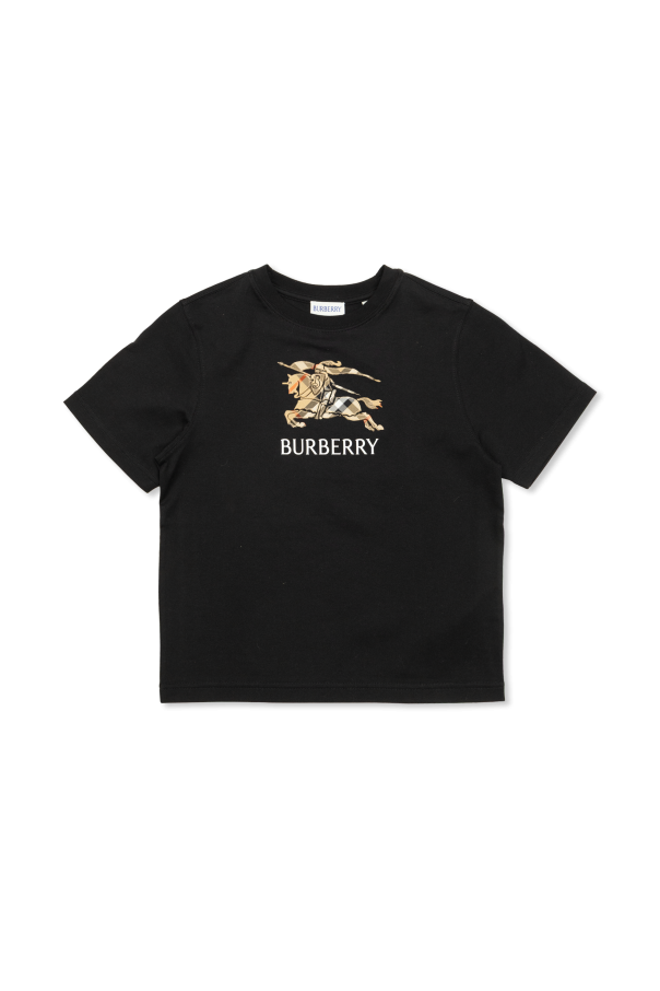 T-shirt with logo od Burberry Kids