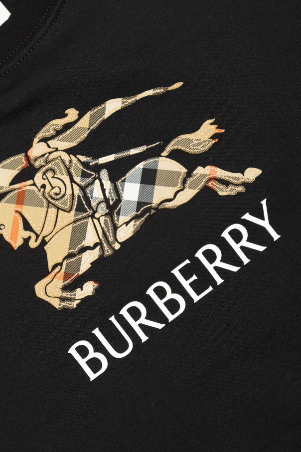 Burberry Kids Camiseta con logo