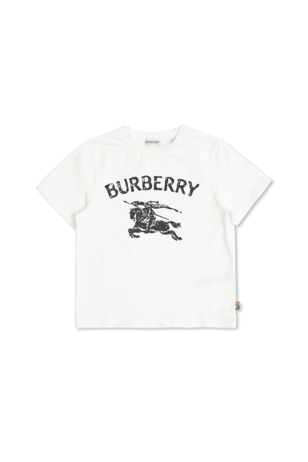 T-shirt with logo od Burberry Kids