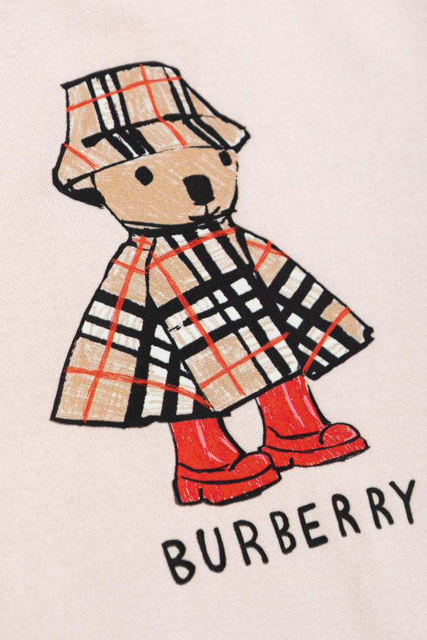 Burberry Kids Camiseta con estampado de colores