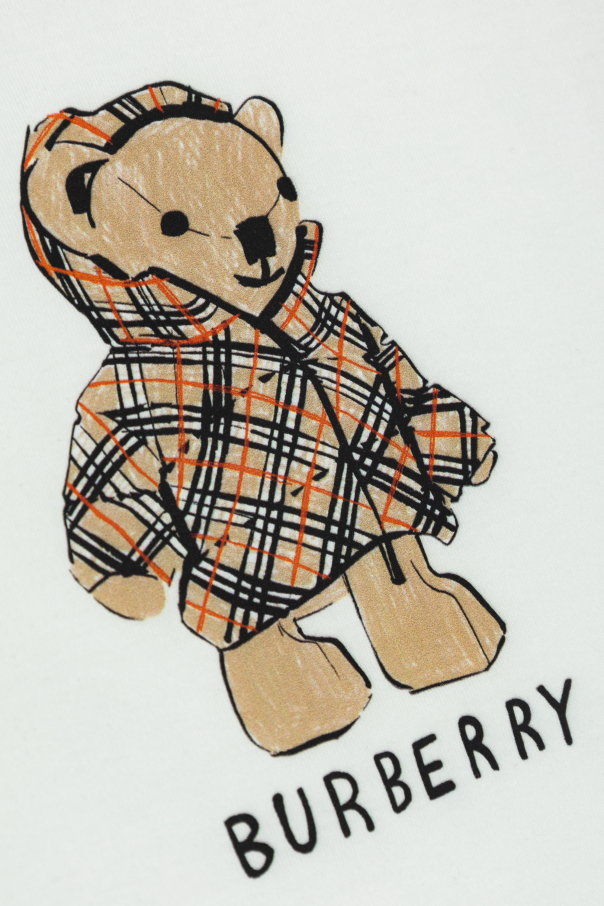 Burberry Kids Camiseta con estampado colorido