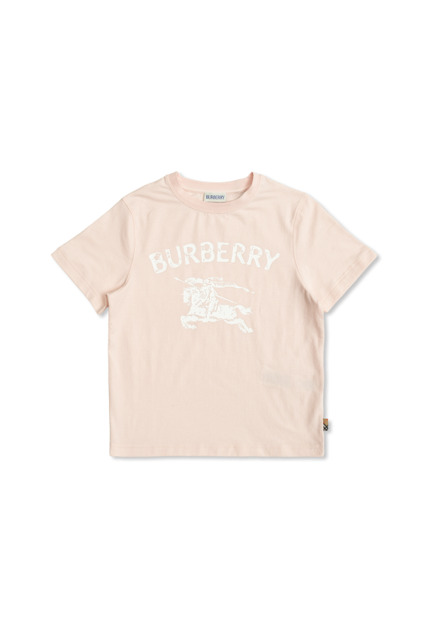 T-shirt with logo od Burberry Kids