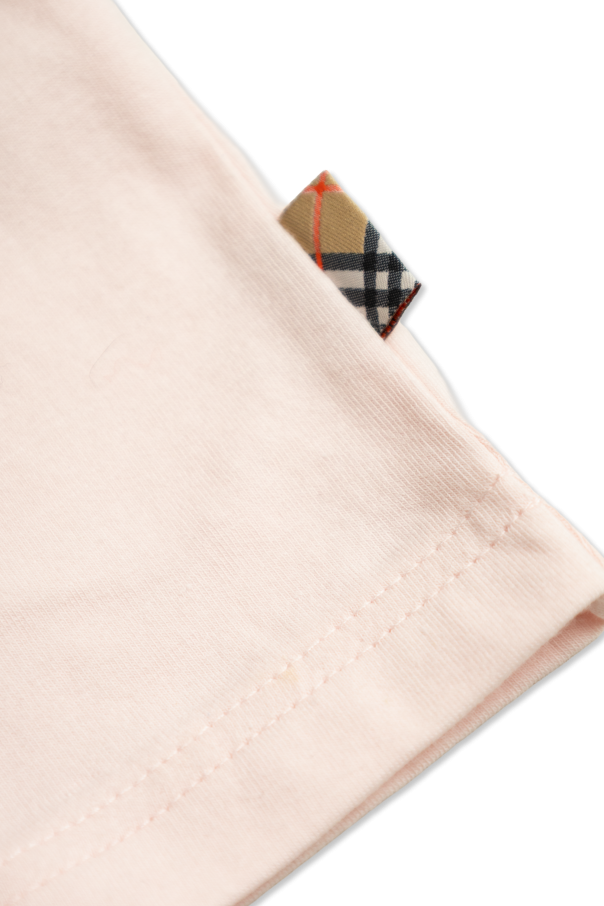 Burberry Kids Camiseta con logo