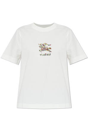 T-shirt with print od Burberry