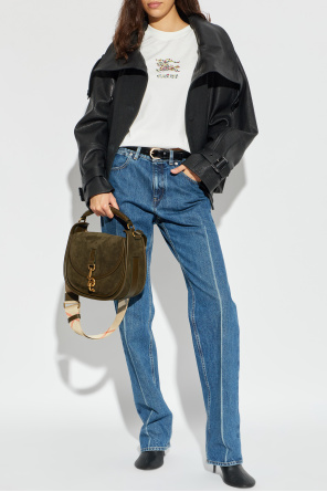 T-shirt with print od Burberry