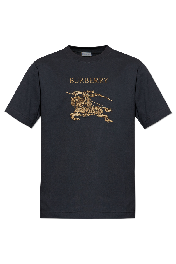 T-shirt with embroidered logo, zdjęcie 1 T-shirt with embroidered logo od Burberry
